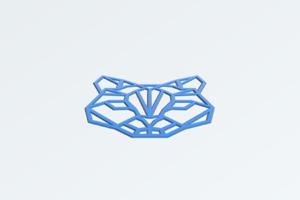 Cat Face Pedant | 3d print model