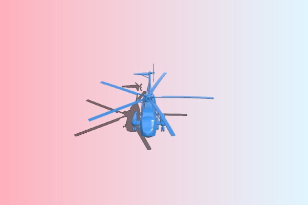 Sikorsky SH-3 Sea King | 3d print model