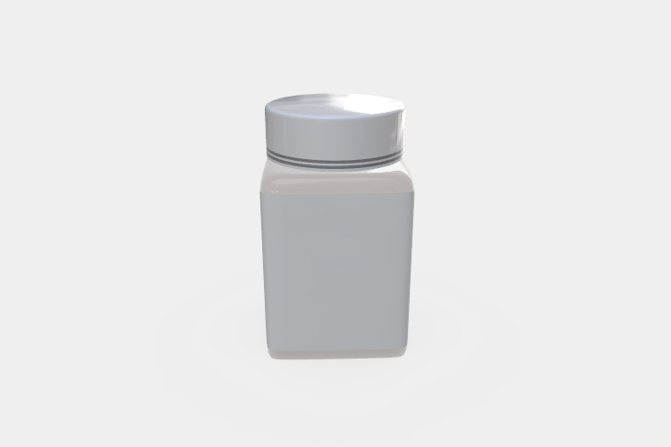 Vitamin Bottle Mockup