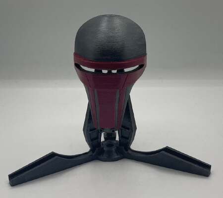 Revan Mask With Star Map Stand | 3d print model