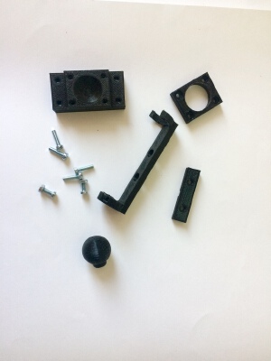 Laser pointer mount for a 40cm Dobson telescope | 3d print model