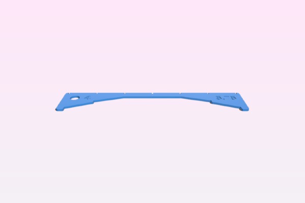 Crab Ruler (California) | 3d print model