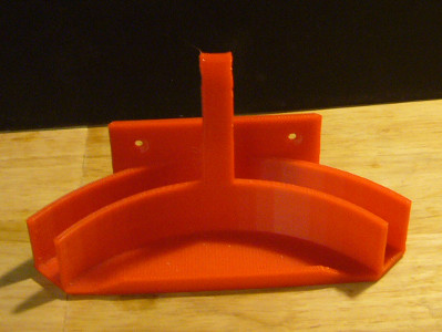 Paper sheet wall mount