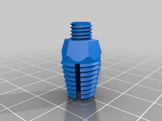 Bownden Extruder Pneumatic Fitting PC4-M6 | 3d print model