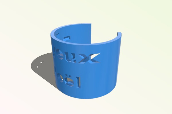 Christmas Napkin Ring | 3d print model