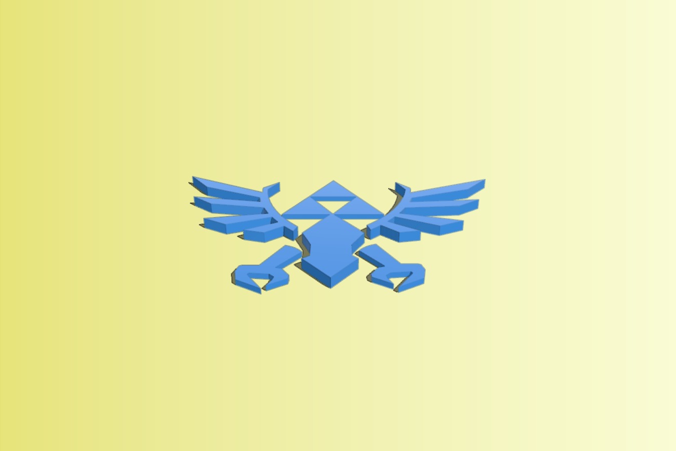 Ledgend Of Zelda Hyrule Crest Pendant