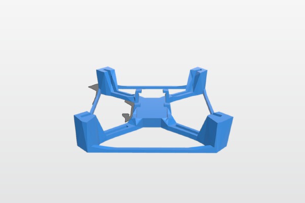Hubsan X4 Cam (H107c) New body -cam | 3d print model