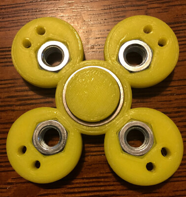OMG Surprise Hex Nut Fidget Spinner (Customizer) | 3d print model