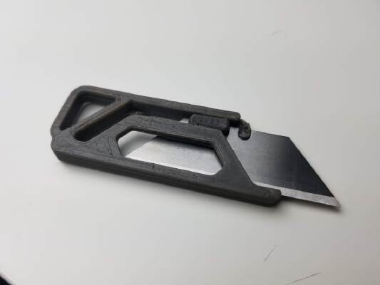 Micro Utility Knife Keychain | 3d print model