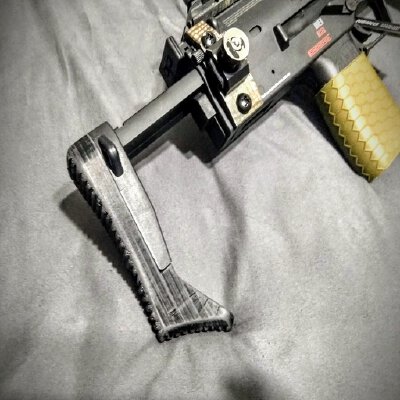 Elite Force HK MP7 A1 AEG - Stock Pad | 3d print model
