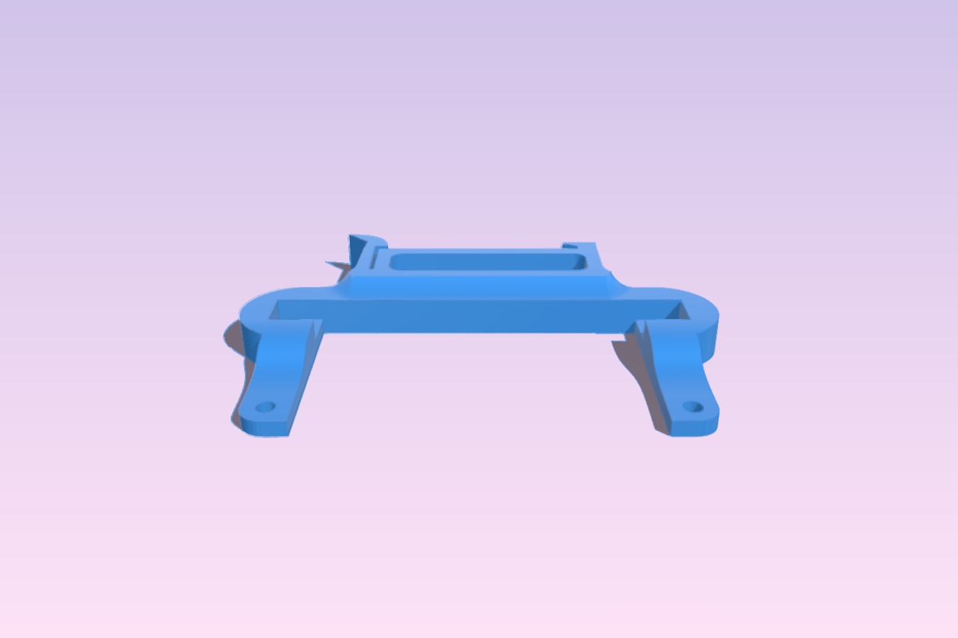 Raspberry Pi Zero Vertical Edge-Mounted DIN Mount