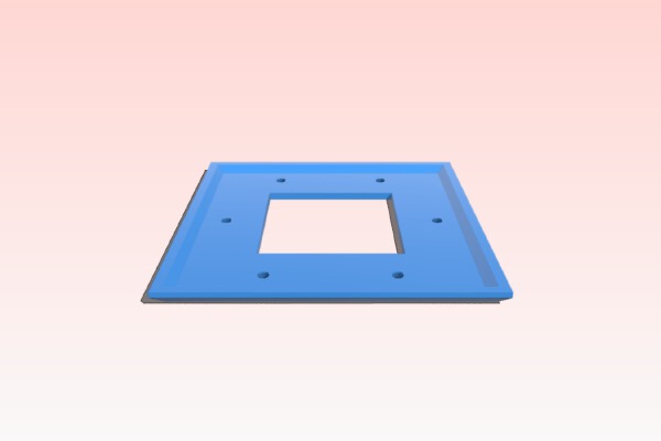 NSPanel NA Dual Gang Wallplate | 3d print model