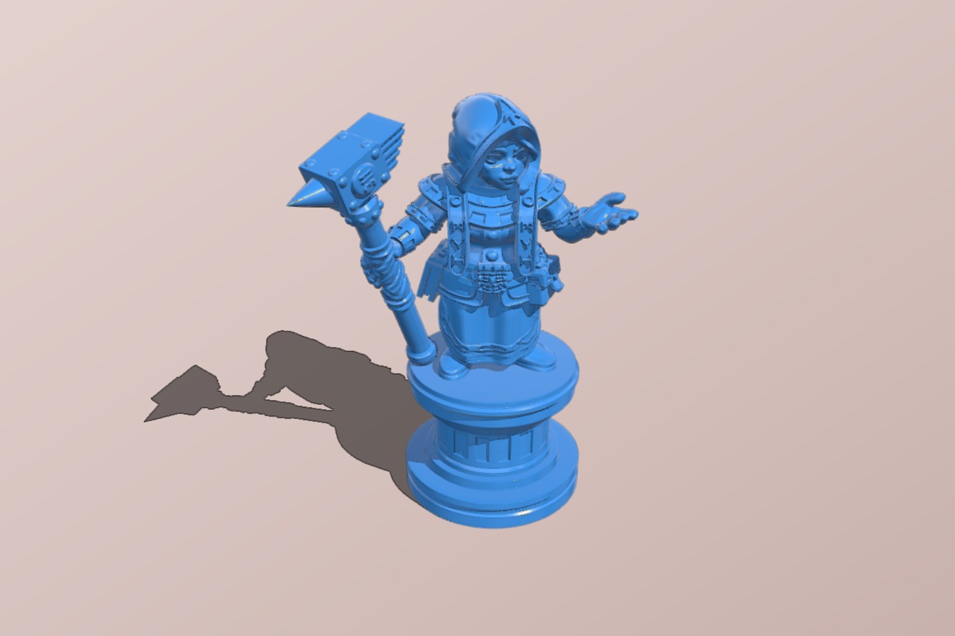 Female mage of the dark continent