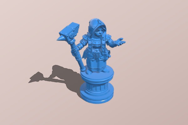 Female mage of the dark continent | 3d print model