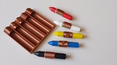 Crayon identifiers and boxes | 3d print model