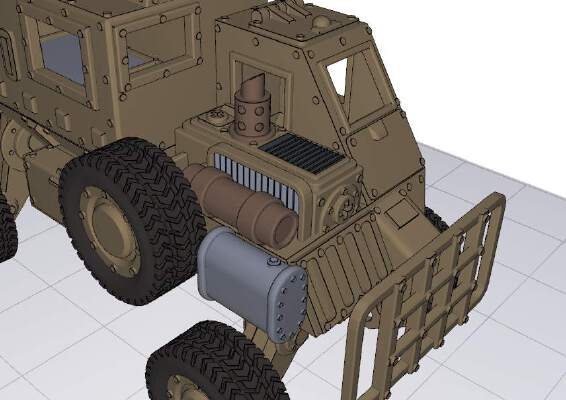 Buffalo War Trakk | 3d print model