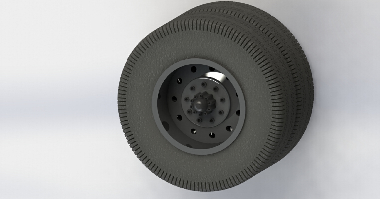 Doppelbereifung 1:14 | 3d print model