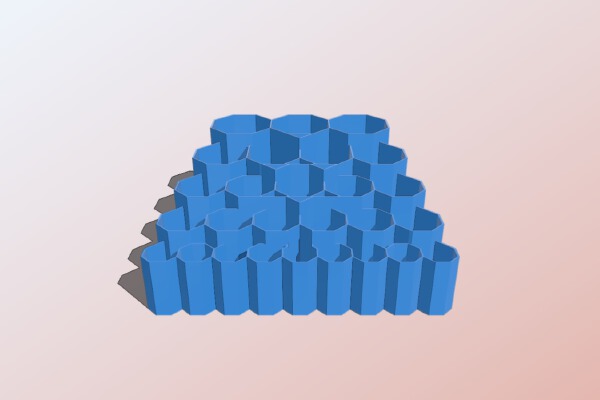 Large Hexagon Tool Holder | 3d print model