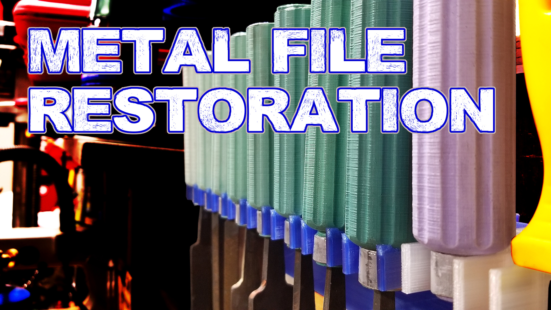 Tool handle (Files) and Holder French Cleat System Insert
