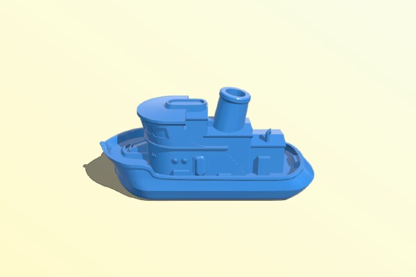 Little boat Ship | 3d print model