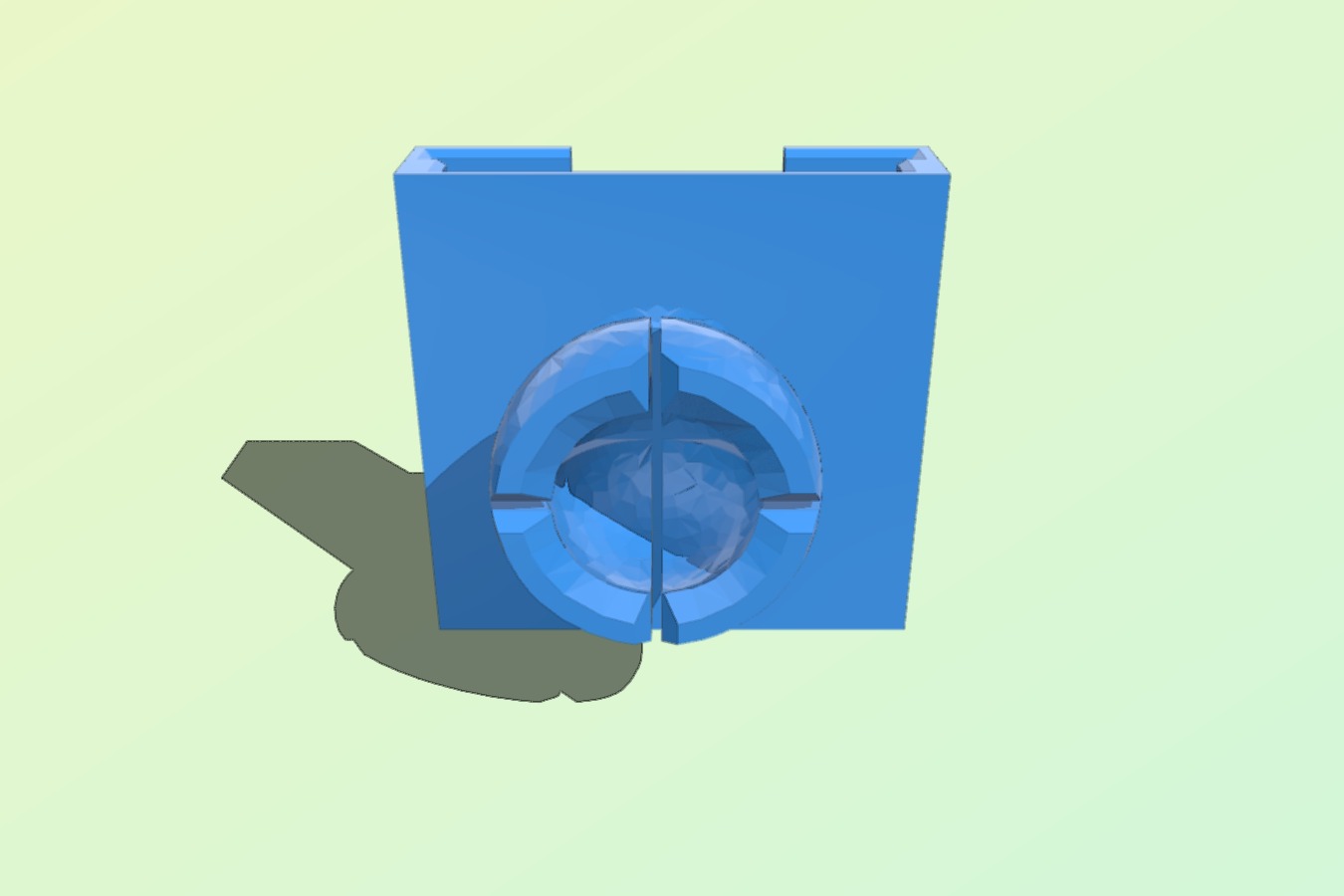 Simple raspycam holder & ball lock