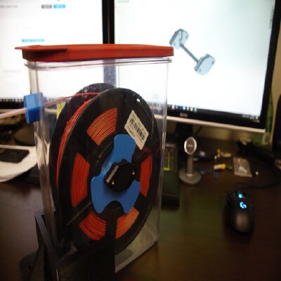 Individual-Spool Dry-box Inserts and Modified Universal Auto-Rewind Spool Holder | 3d print model