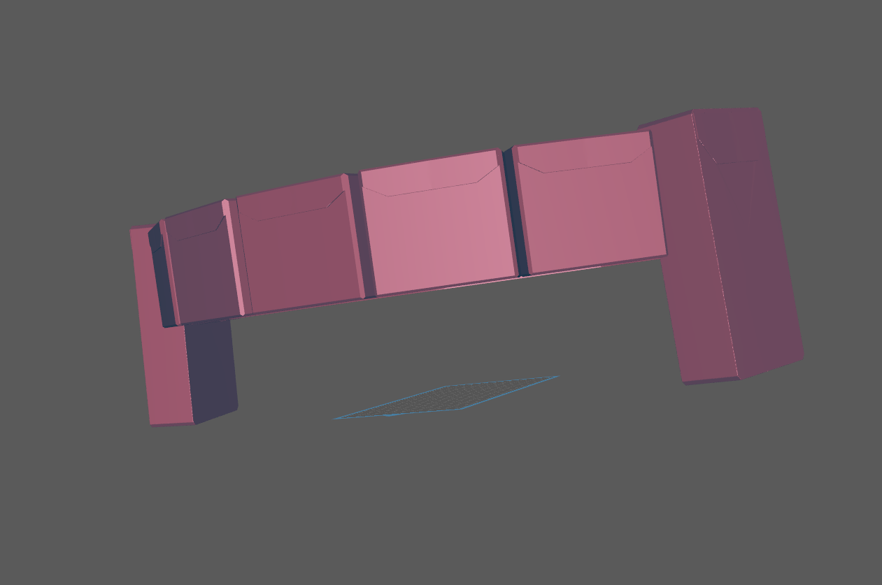 Phase 3 Clone Trooper Triton Squad belt with ammo boxes (The Force Unleashed)
