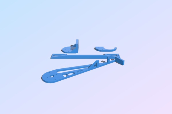 Simple 9g Servo Arm | 3d print model