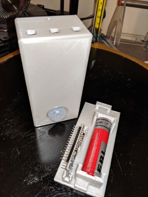 Battery Powered PIR Sensor IOT | 3d print model