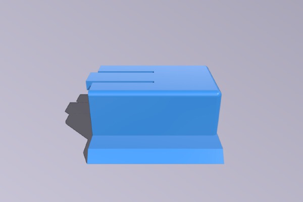 9 Volt Battery Holder _ Mount | 3d print model