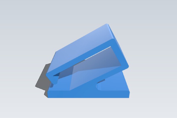 WS2812 IP67 Clip (Angled) | 3d print model