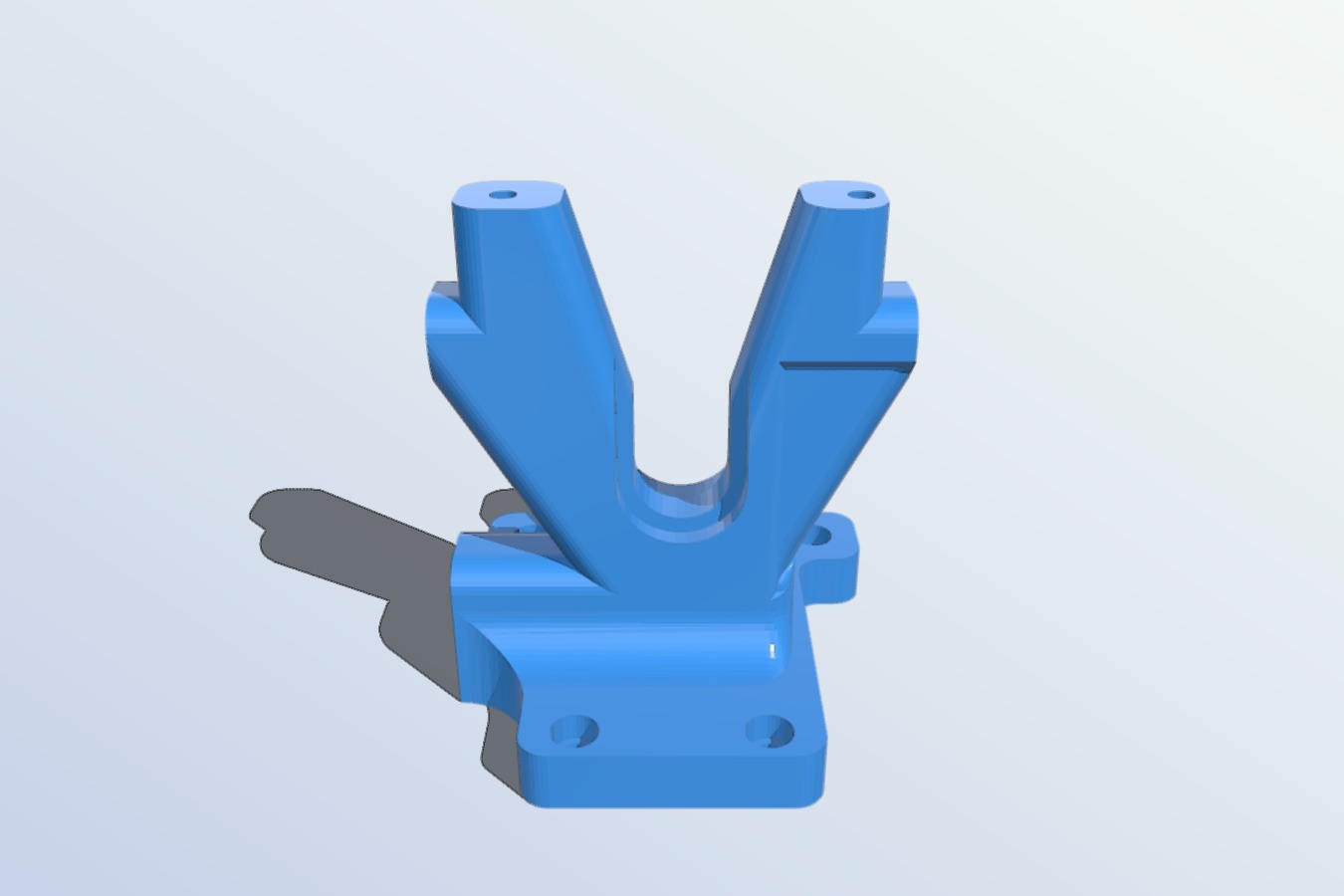Bowden Conversion - Prusa i3 X Carriage Adapter for Bulldog XL Extruder