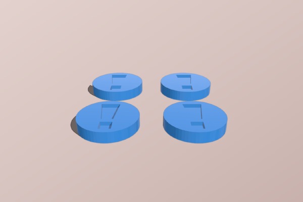 Planetfall tokens | 3d print model