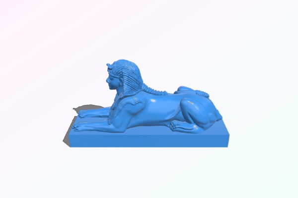 Sphinx at Cleopatra’s Needle, Embankment, London | 3d print model