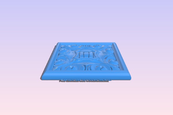 Square pattern | 3d print model