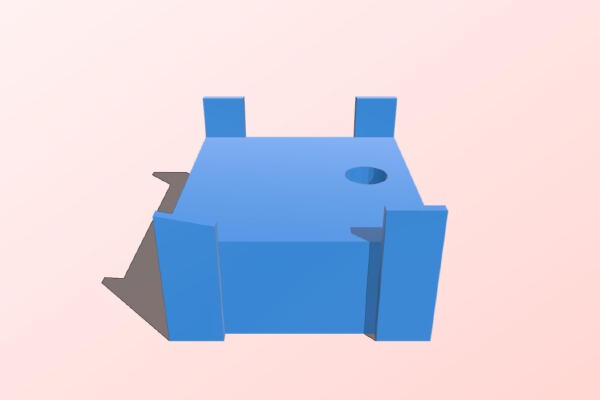 Filament Guide Holder for Makergear Prusa Geared Extruder | 3d print model