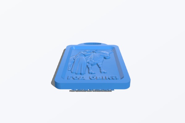 Girl with bull | 3d print model
