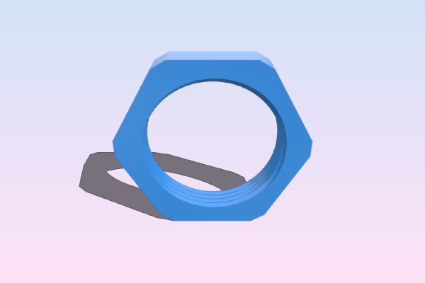 Ender 2 _ 3 Spool Nut | 3d print model