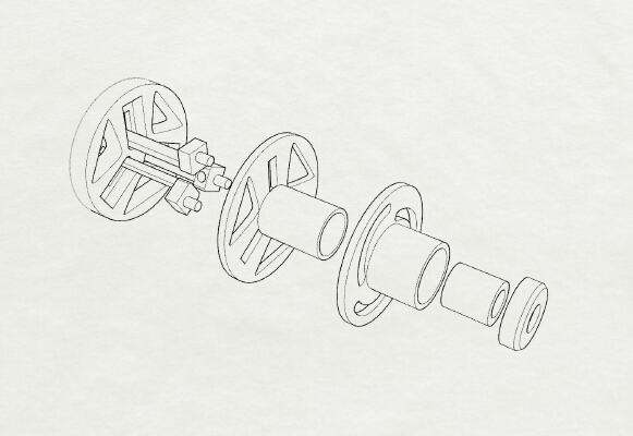 Dynamic Diameter Spool Holder | 3d print model