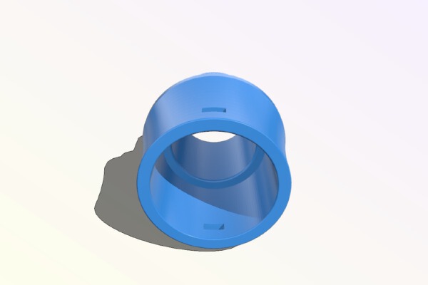 Vacuum cleaner Miele machine connection _ elbow socket | Staubsauger Miele Maschinenanschluss _ Winkelstutzen | 3d print model