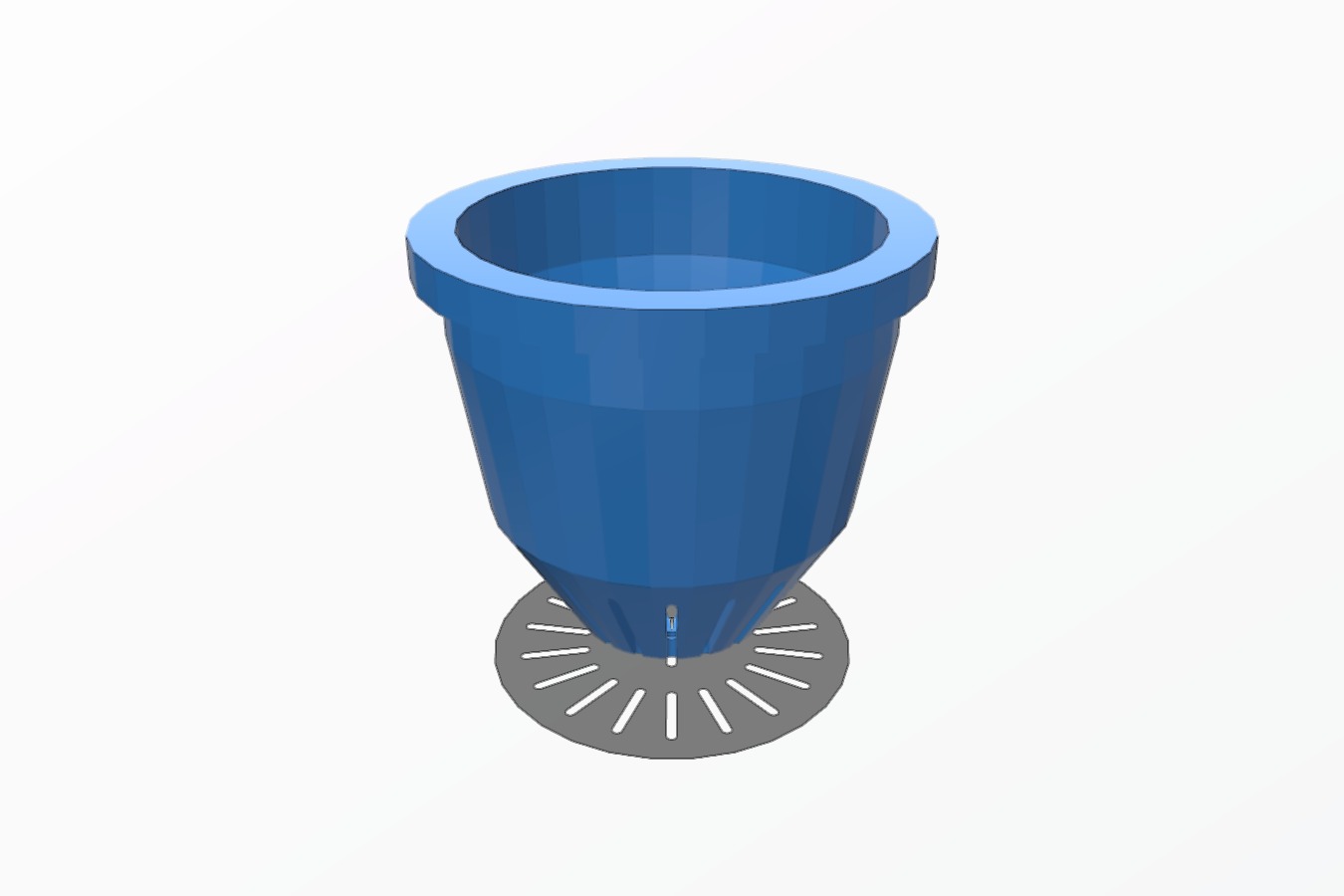 Plant Pot for Home Made Fish Tank