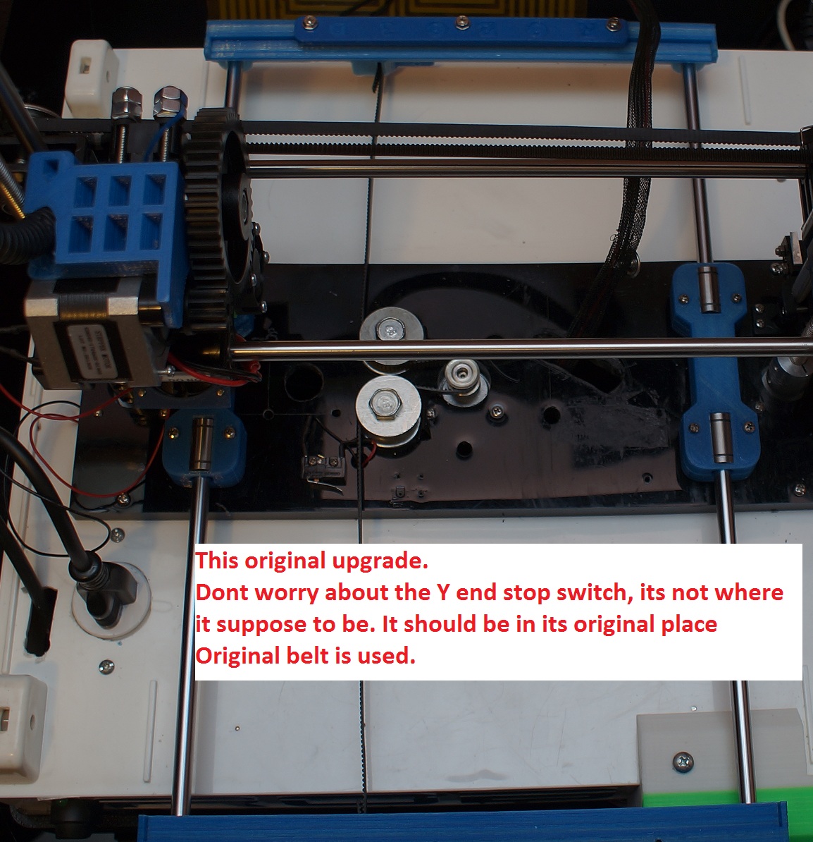 Robo3D Y-axis smooth rod upgrade for stock bed REMIX