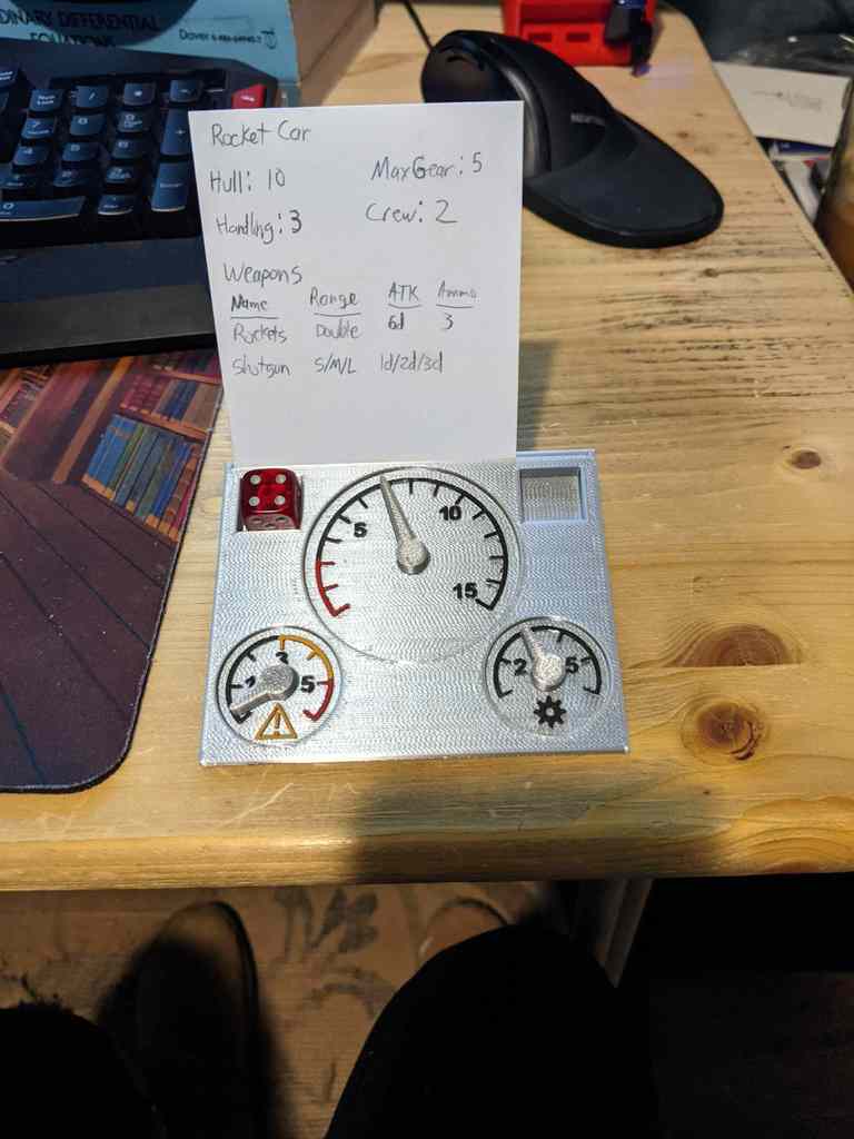 Gaslands Dashboard