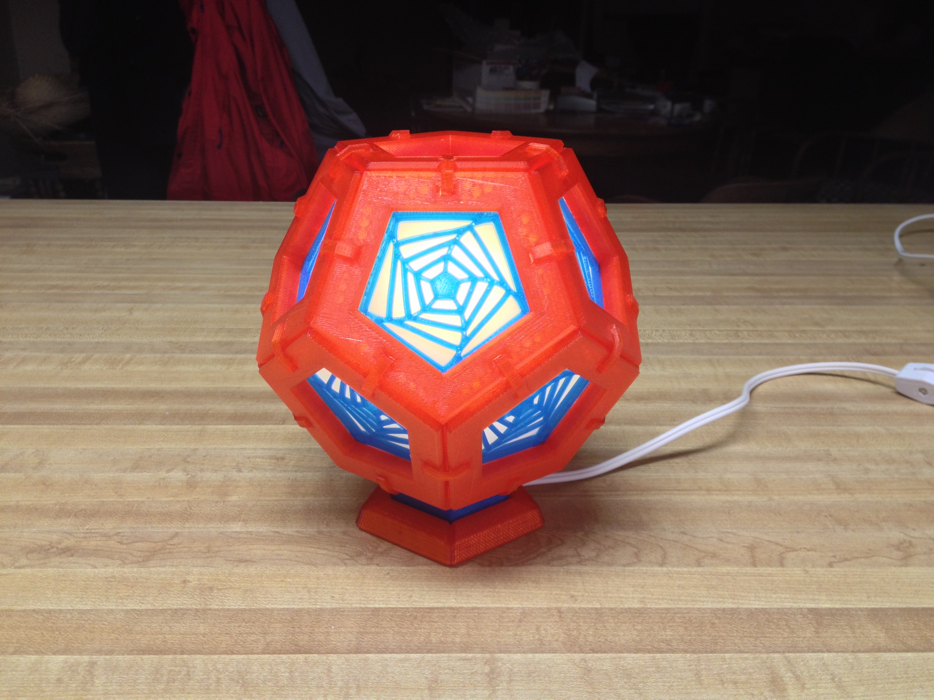 Dodecahedron Lamp - After AK Eric