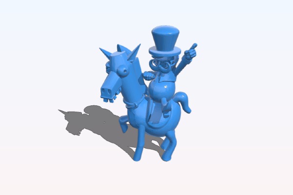 Weebls Amazing Horse | 3d print model