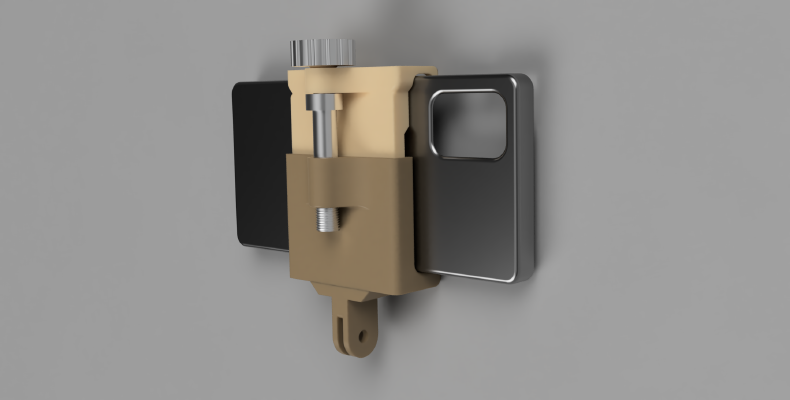 Adjustable Phone Holder head | 3d print model