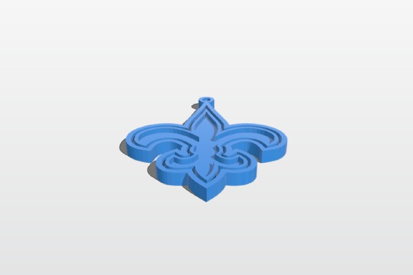 New Orleans Saints Wall Hanger | 3d print model