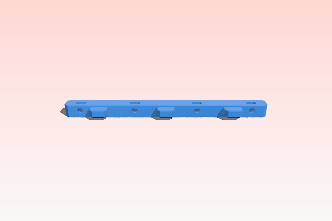 Reinforcing plate No.02 for idbox! 3D printer (Hokyou-ban No.02)