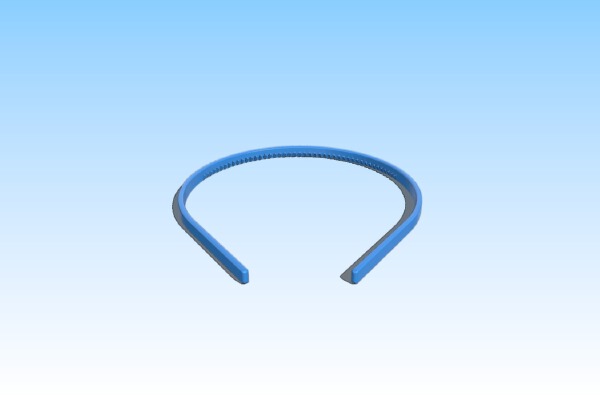 Simple diadem i made for my girlfriend :) | 3d print model
