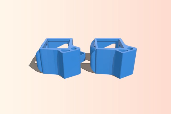 Gopro Session 30° mount + version dronekeeper | 3d print model